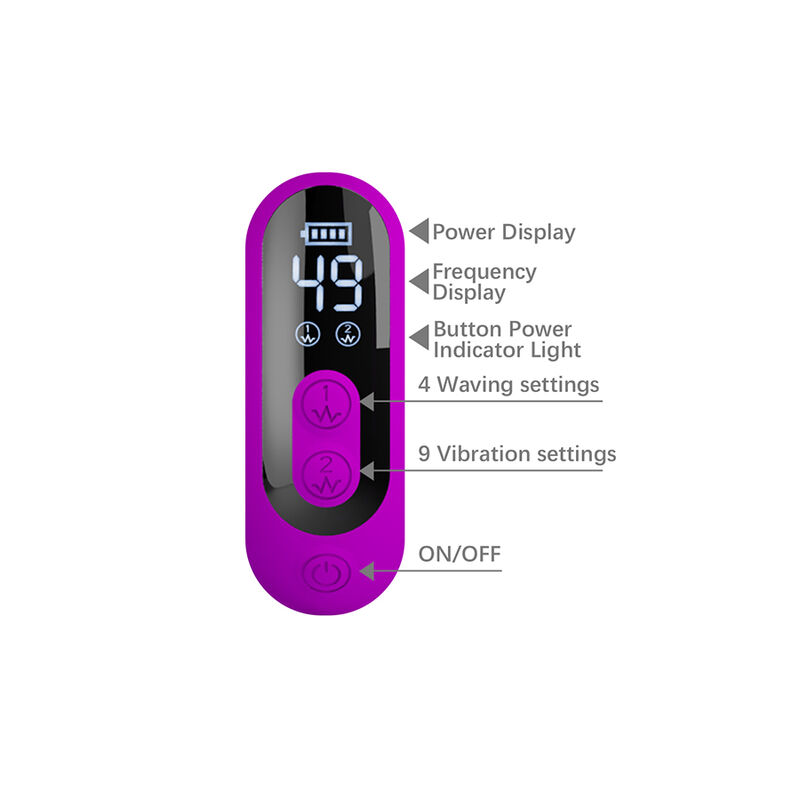 Pretty Love-Yalanda Vibrator Hase schwingende Lila LED · Vibratoren (Bild 6)