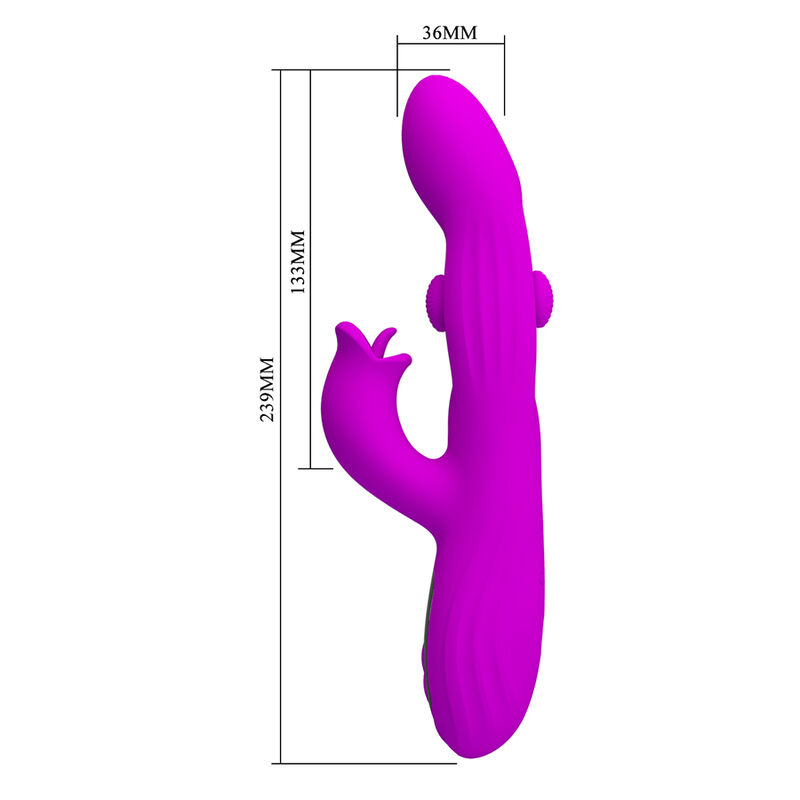 Pretty Love-Yalanda Vibrator Hase schwingende Lila LED · Vibratoren (Bild 5)