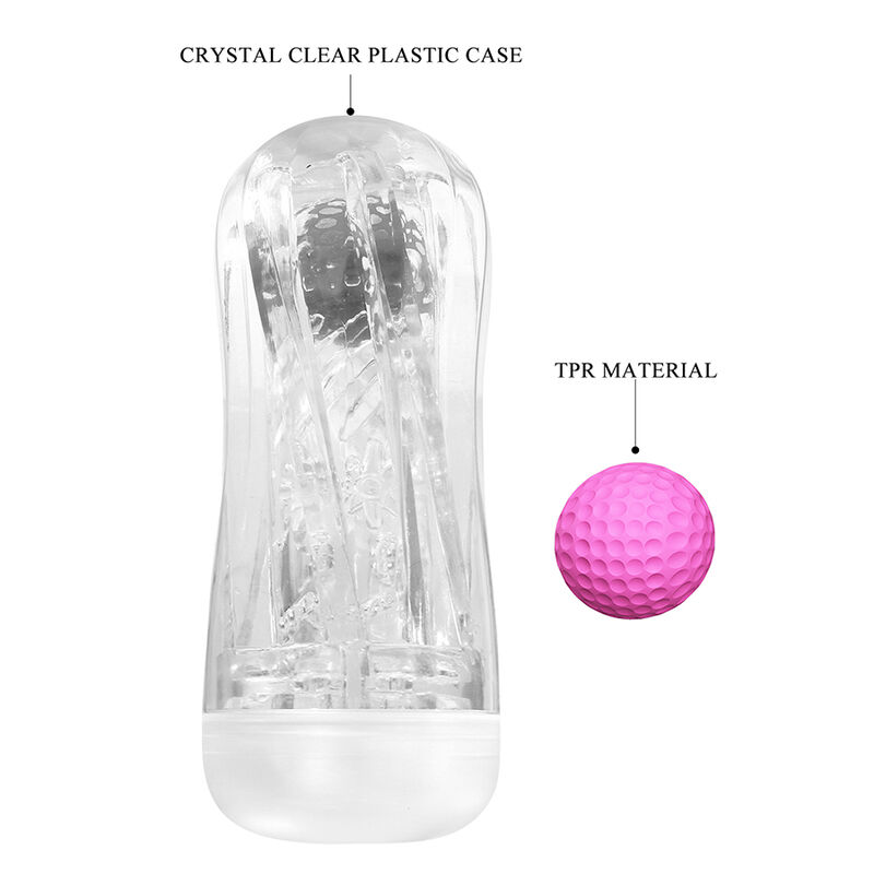 Pretty Love-Masturbator Cup 360 Textur Transparent · Sextoys (Bild 2)