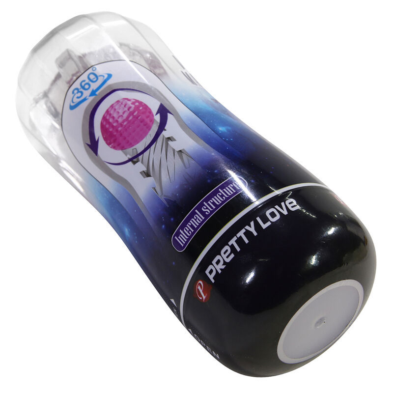 Pretty Love-Masturbator Cup 360 Textur Transparent · Sextoys (Bild 7)