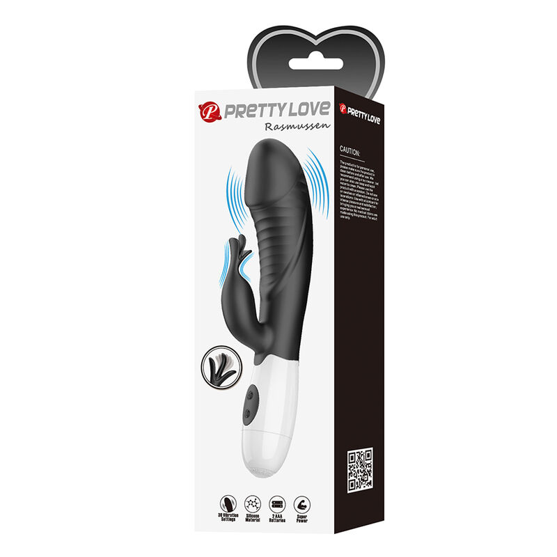 Pretty Love-Rasmussen Vibrator Rabbit 30 Funktionen Schwarz · Vibratoren (Bild 6)