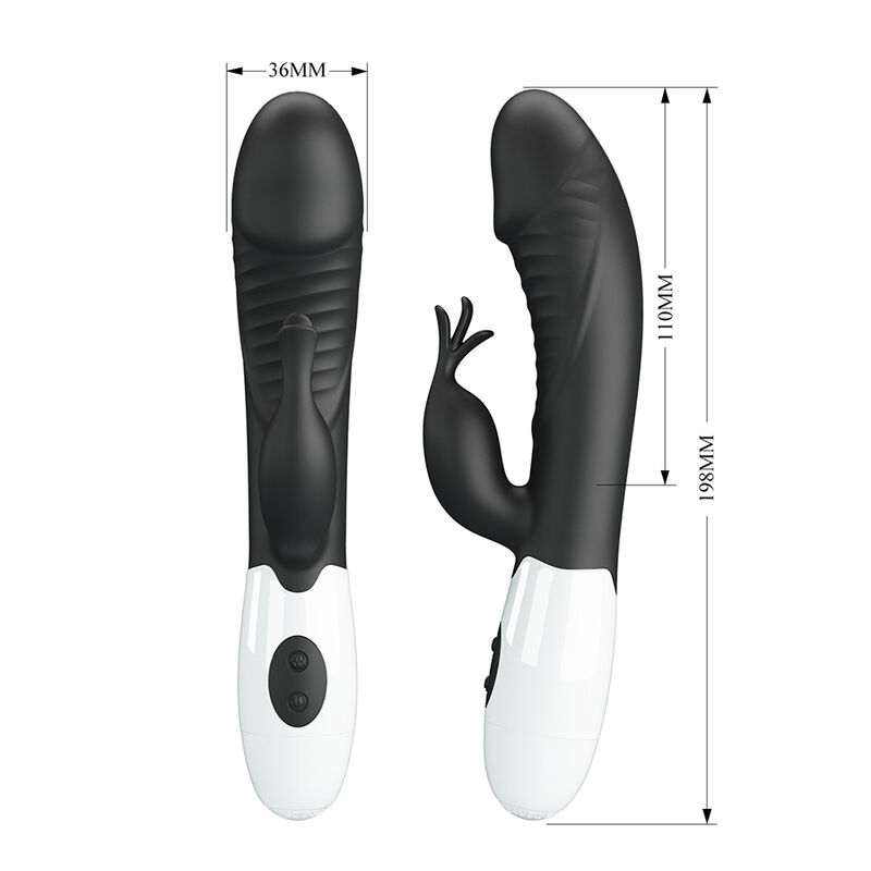 Pretty Love-Rasmussen Vibrator Rabbit 30 Funktionen Schwarz · Vibratoren (Bild 4)