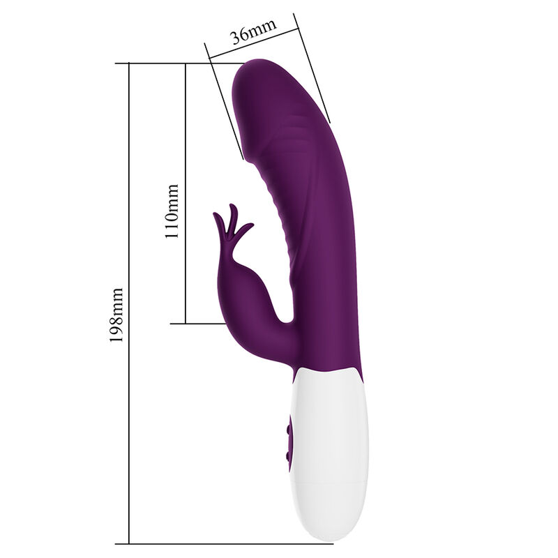Pretty Love-Rogue Muse Vibrator Rabbit 30 Funktionen Lila · Vibratoren (Bild 4)