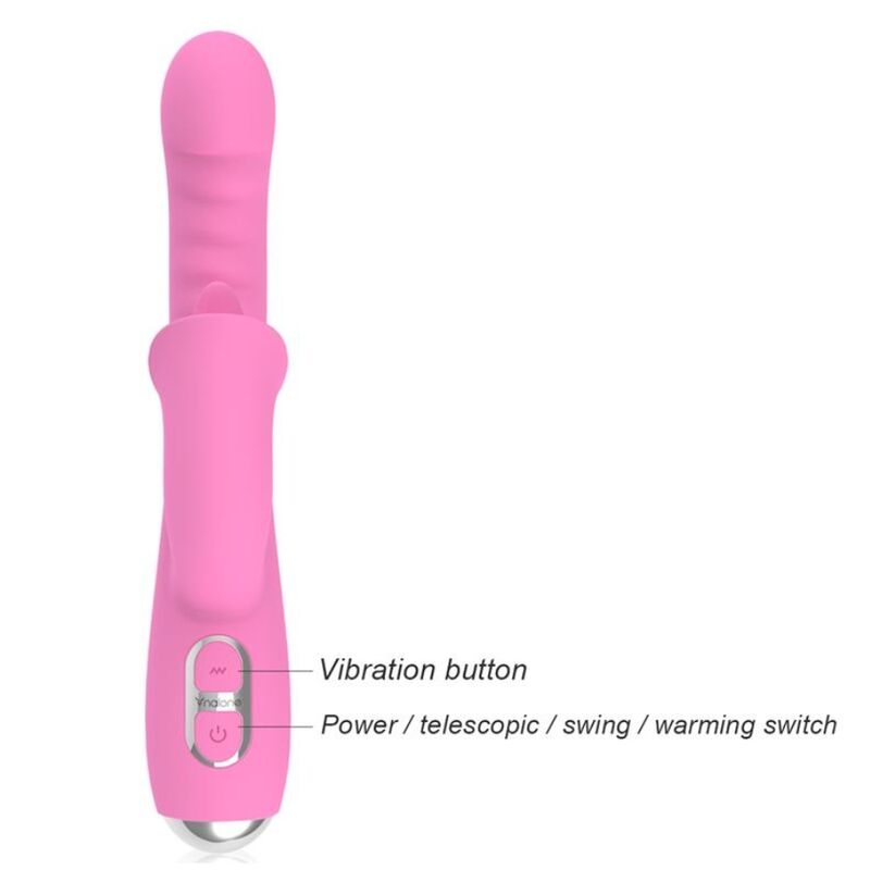 Nalone-T-May Vibrator Kaninchen mit Schub und Schwingen Rosa · Vibratoren (Bild 7)