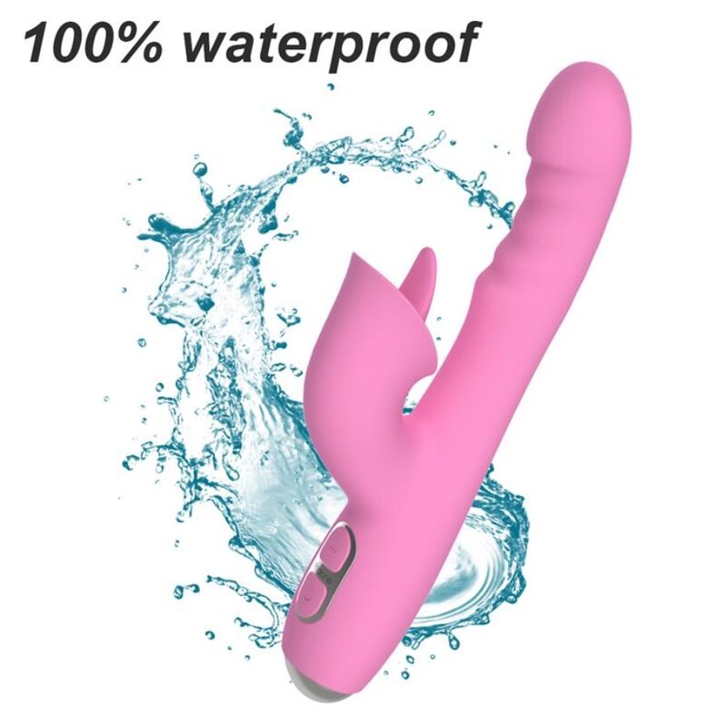 Nalone-T-May Vibrator Kaninchen mit Schub und Schwingen Rosa · Vibratoren (Bild 4)