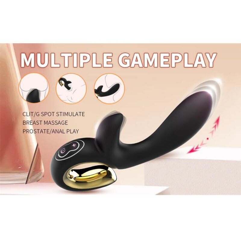 Nalone-Lulu Vibrator Kaninchen mit Spinta Schwarz · Vibratoren (Bild 6)