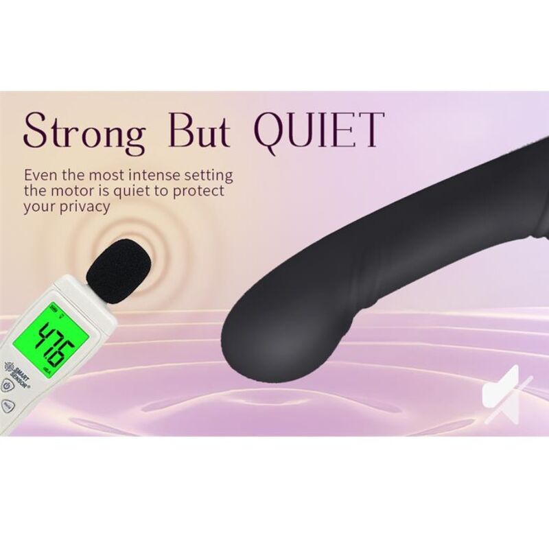 Nalone-Allow Doppel Vibrator mit Drehung und Schub Schwarz · Vibratoren (Bild 9)