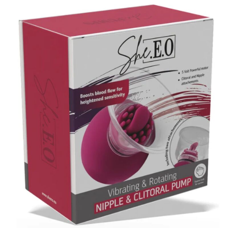 She.E.O-Vibrierende Pumpe für Nippel und Klitoris mit Drehung · Vibratoren (Bild 5)