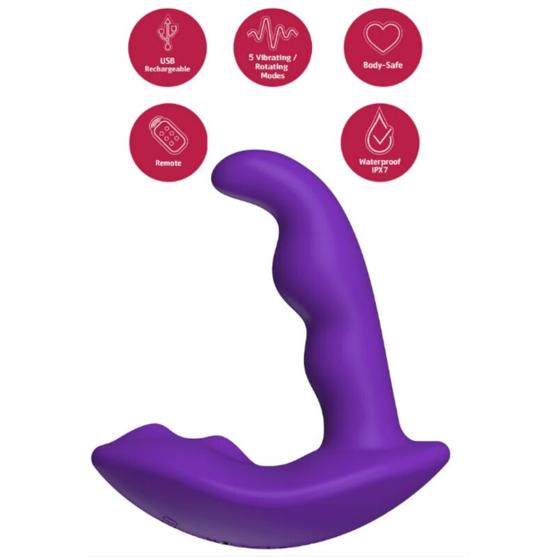 She.E.O-Stimulator rotierender Anal mit Fernbedienung Lila · Sextoys (Bild 4)