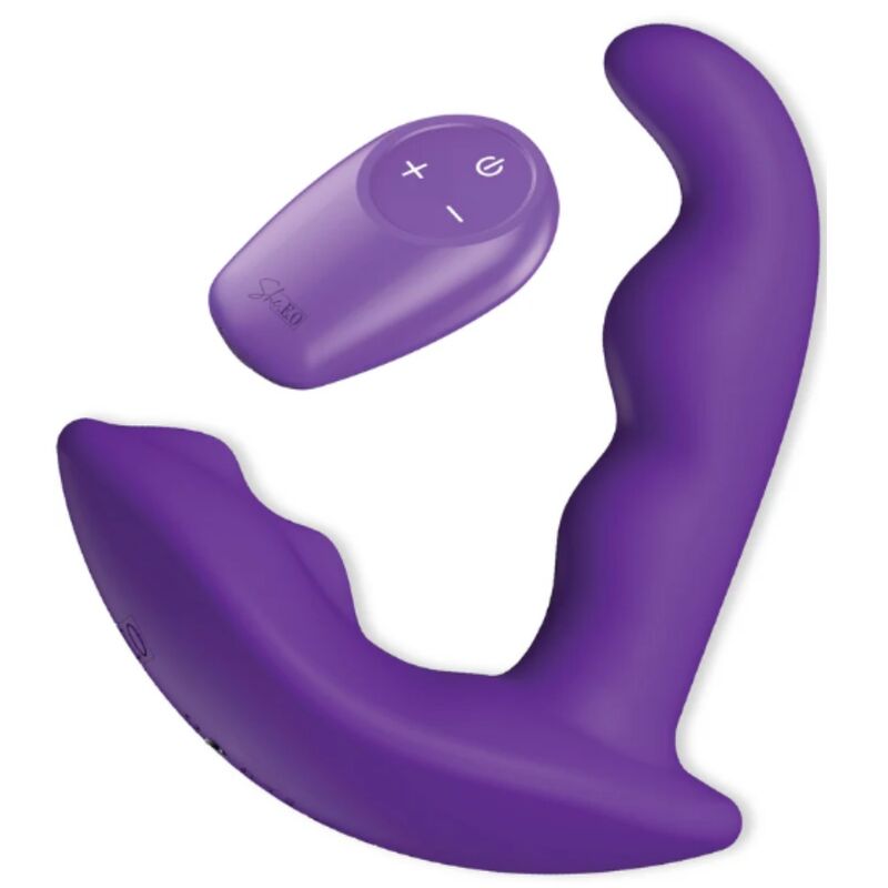 She.E.O-Stimulator rotierender Anal mit Fernbedienung Lila · Sextoys