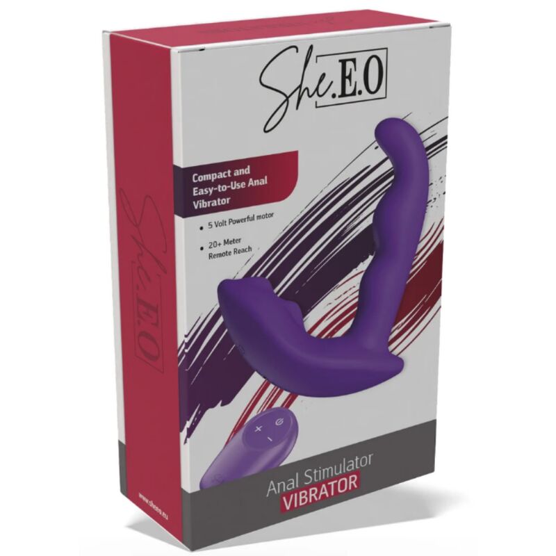 She.E.O-Stimulator rotierender Anal mit Fernbedienung Lila · Sextoys (Bild 8)