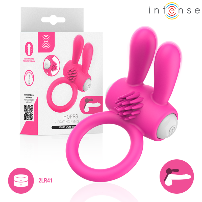 Intense-Hopps Vibrationsring für Penis und Klitoris