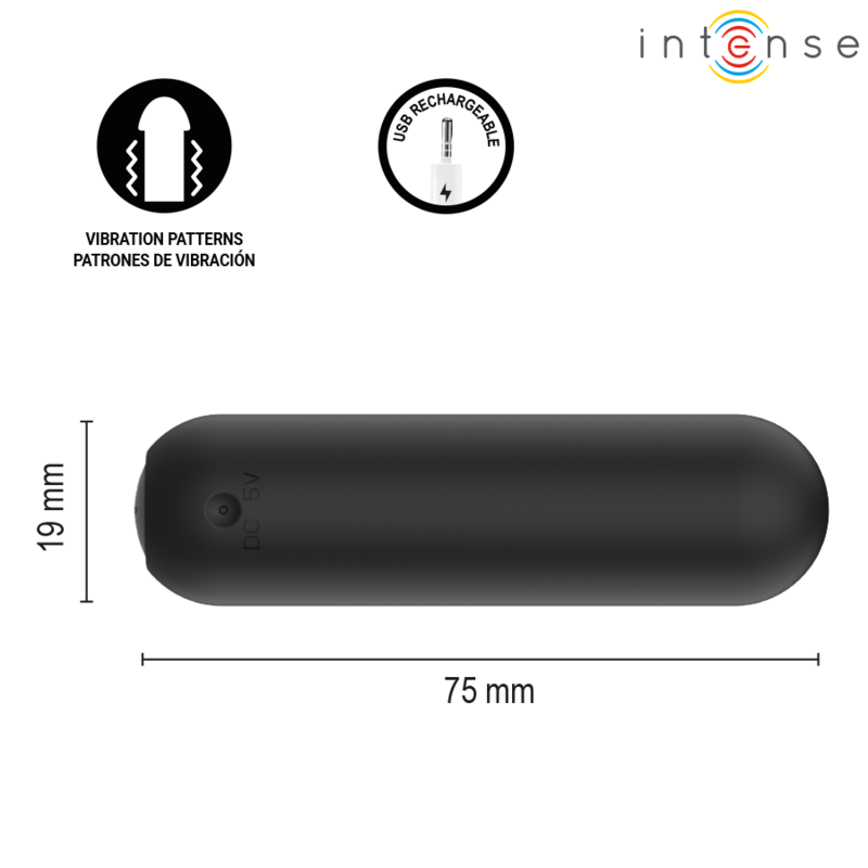 Intense-Judy Bullet Vibrator Wiederaufladbar mit Fernbedienung · Vibratoren (Bild 5)
