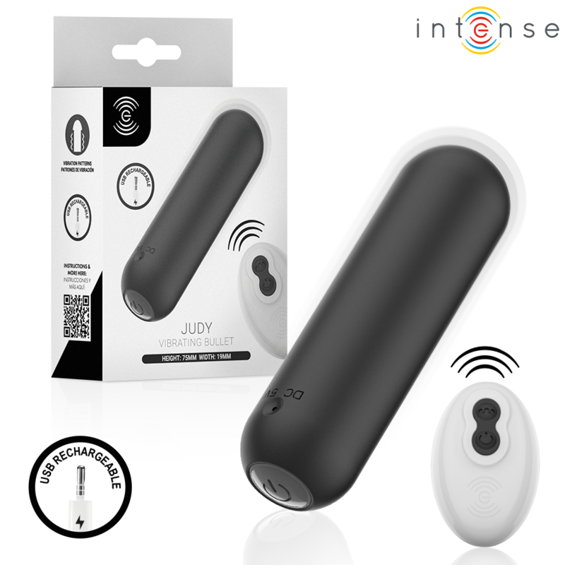 Intense-Judy Bullet-Vibrator wiederaufladbar mit Fernbedienung