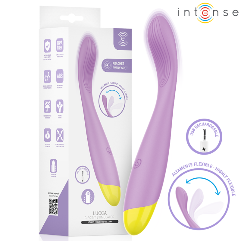 Intense-Lucca Flexibler G-Punkt-Stimulator Wiederaufladbar