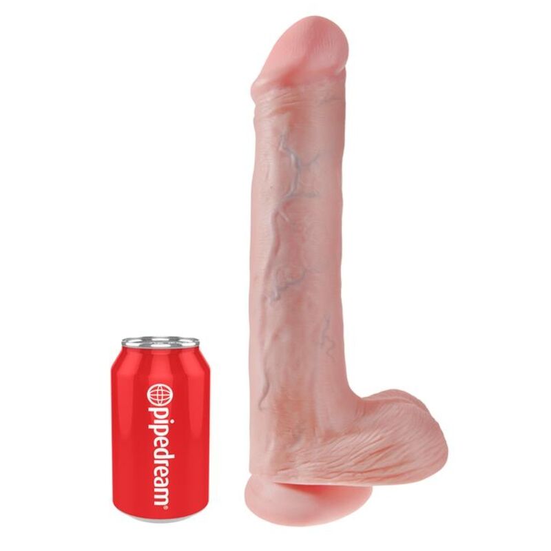 King Cock-Realistischer Dildo mit Hoden und Saugnapf 38 cm