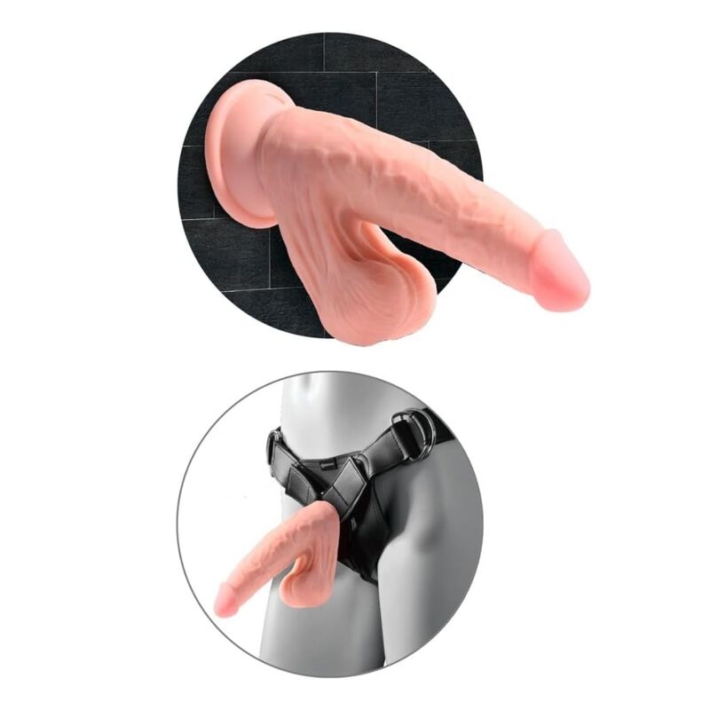 King Cock Plus-Dildo Dreifache Dichte mit Texten 23 cm · Sextoys (Bild 6)