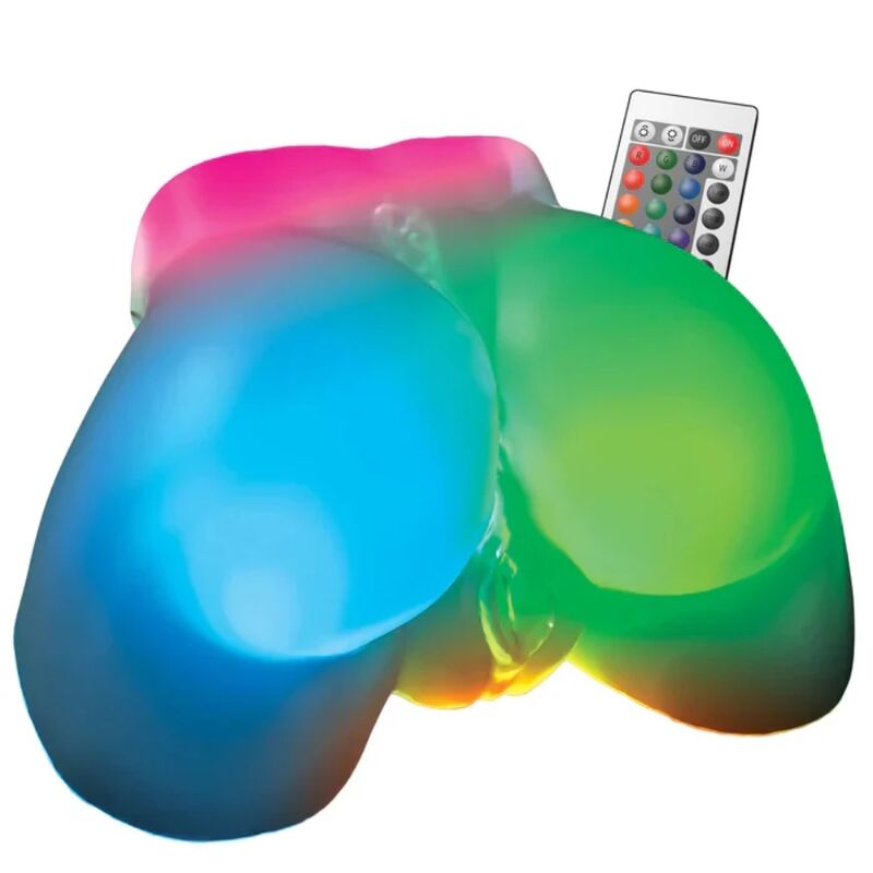 PDX Elite-Go-Go Booty Großer Masturbator mit LED-Lichtern