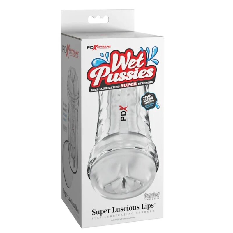 PDX Extreme-Wet Pussies Masturbator Super Lucido Lips · Sextoys (Bild 4)