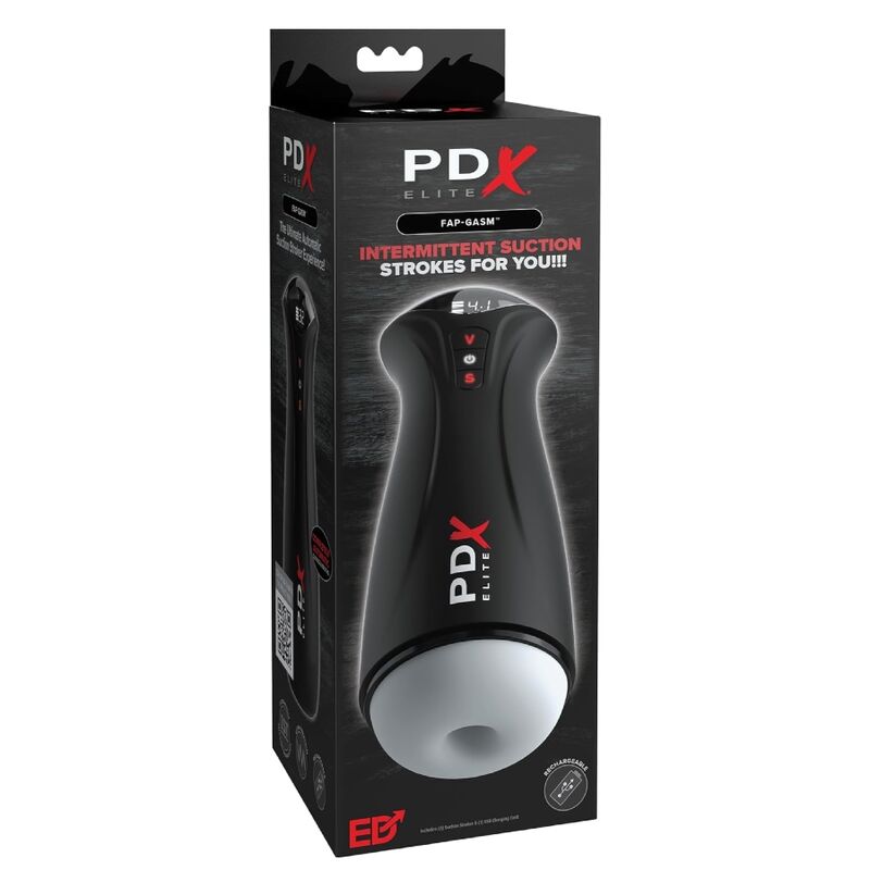 PDX Elite-Fap-Gasm Clear Masturbator mit Suction · Sextoys (Bild 4)