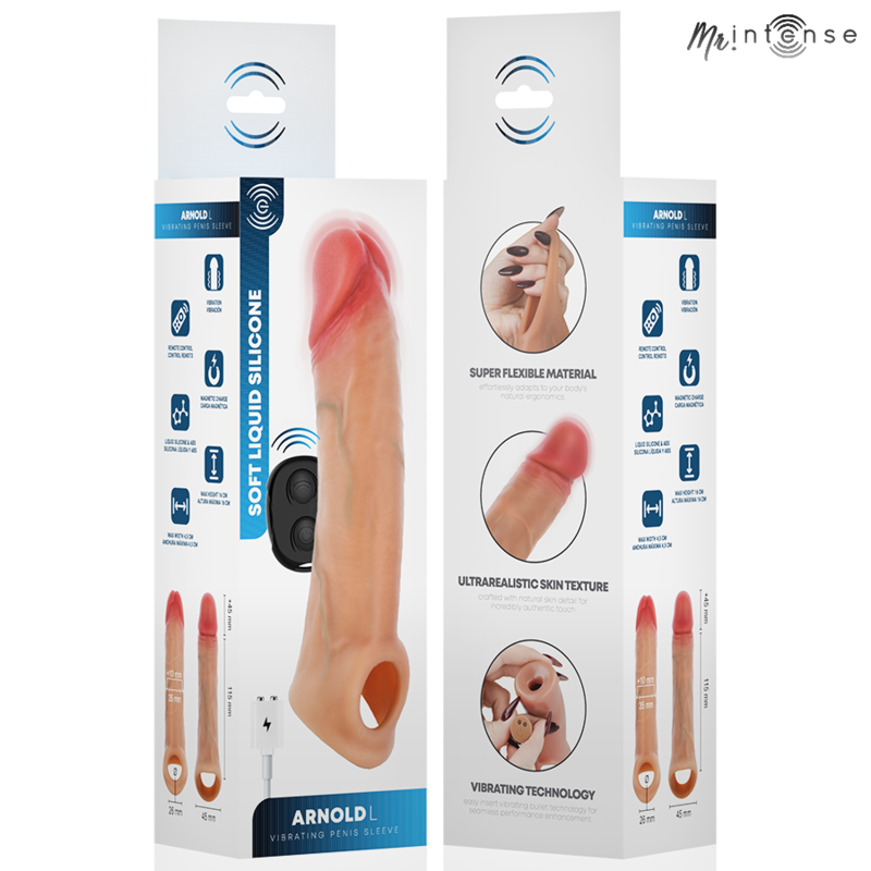 Mr Intense-Arnold L Penishülle Vibrator Penis mit Fernbedienung · Sextoys (Bild 3)