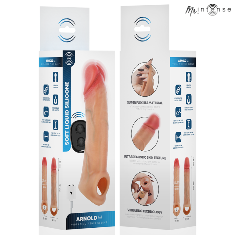 Mr Intense-Arnold M Penishülle Vibrator Penis mit Fernbedienung · Sextoys (Bild 8)