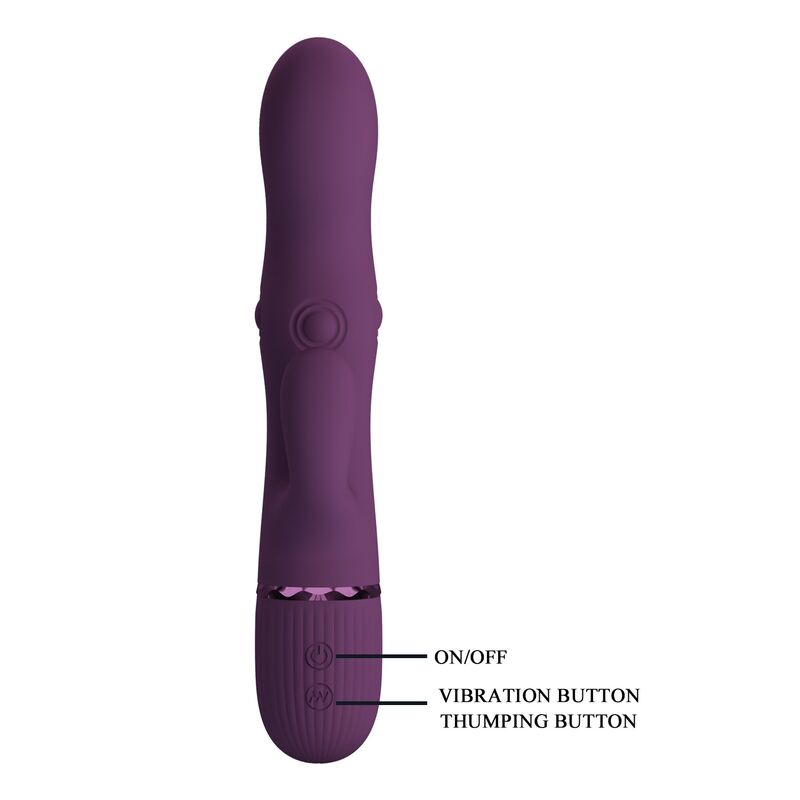 Pretty Love-Zach Vibrator Kaninchen mit Lila Schubbewegung · Vibratoren (Bild 3)