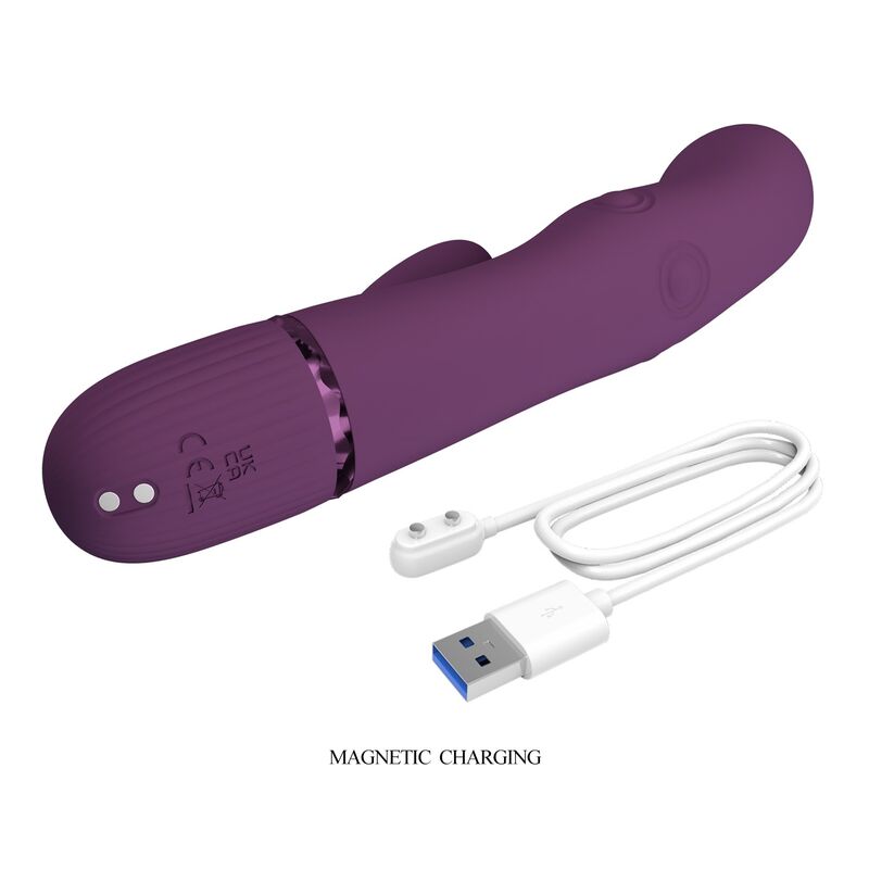 Pretty Love-Zach Vibrator Kaninchen mit Lila Schubbewegung · Vibratoren (Bild 4)