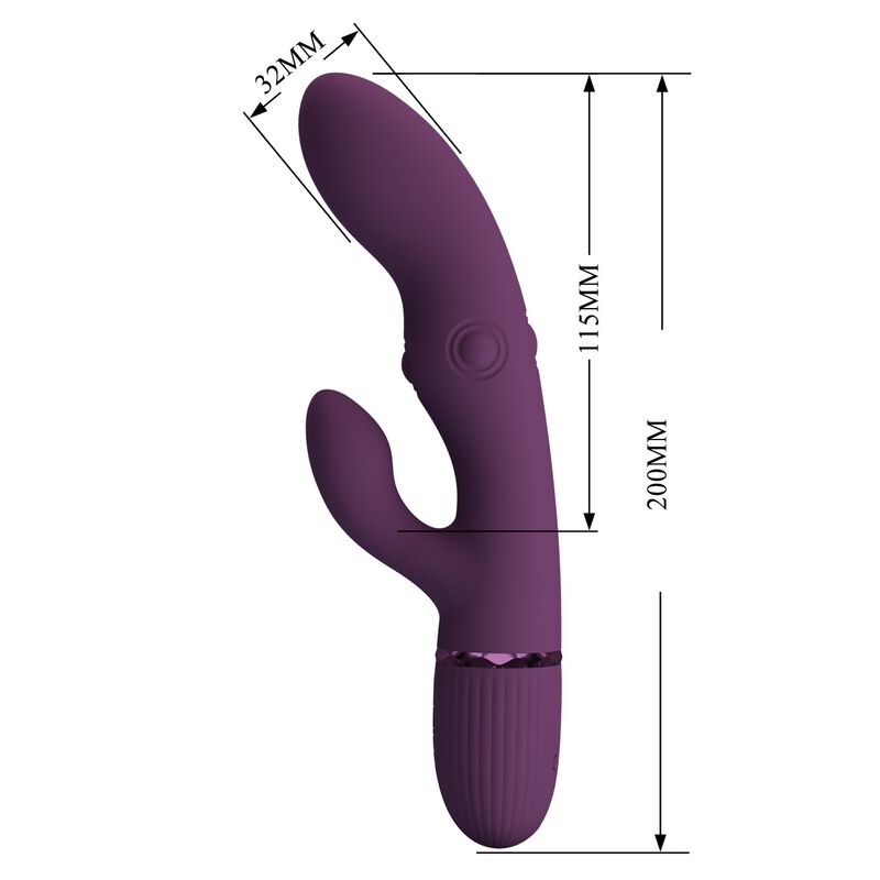 Pretty Love-Zach Vibrator Kaninchen mit Lila Schubbewegung · Vibratoren (Bild 9)