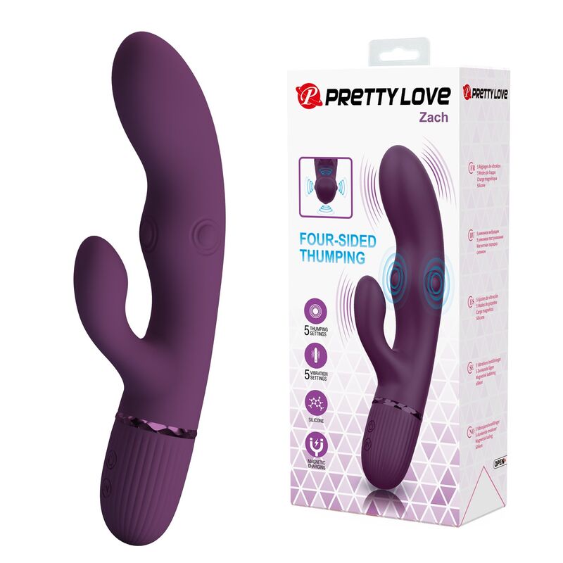 Pretty Love-Zach Vibrator Kaninchen mit Lila Schubbewegung · Vibratoren