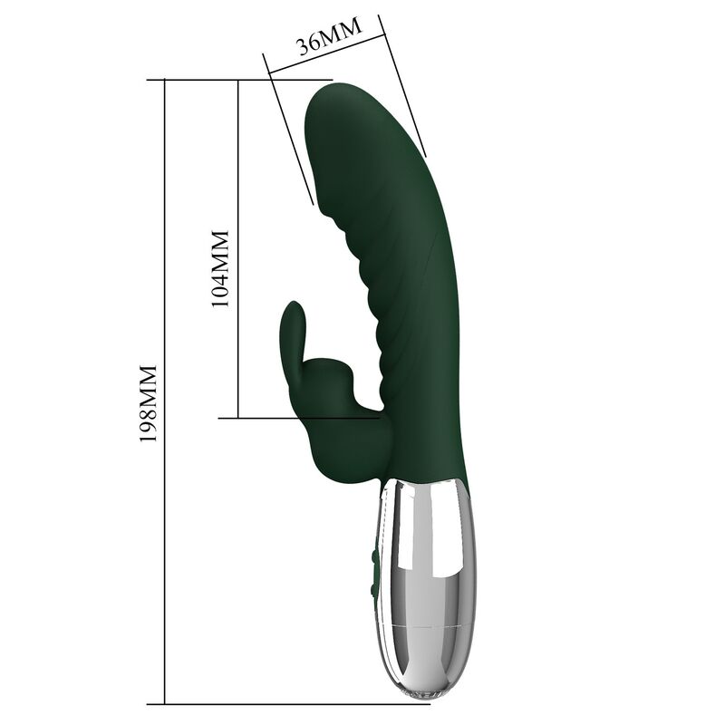 Pretty Love-Naughty Bunny Vibrator Rabbit 30 Funktionen Grün · Vibratoren (Bild 6)