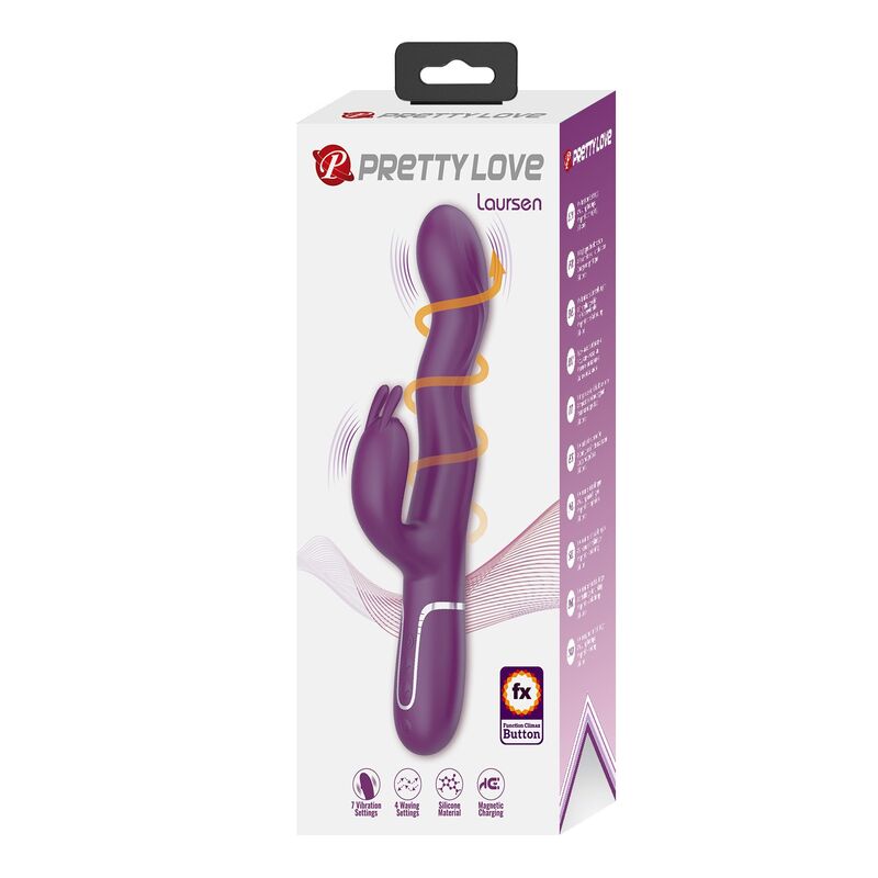 Pretty Love-Loursen Vibrator Kaninchen mit Lila Schub · Vibratoren (Bild 4)