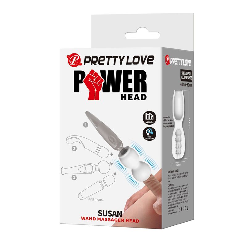 Pretty Love-Susan Cap Massagezubehör Wand 6,5 cm · Vibratoren (Bild 7)