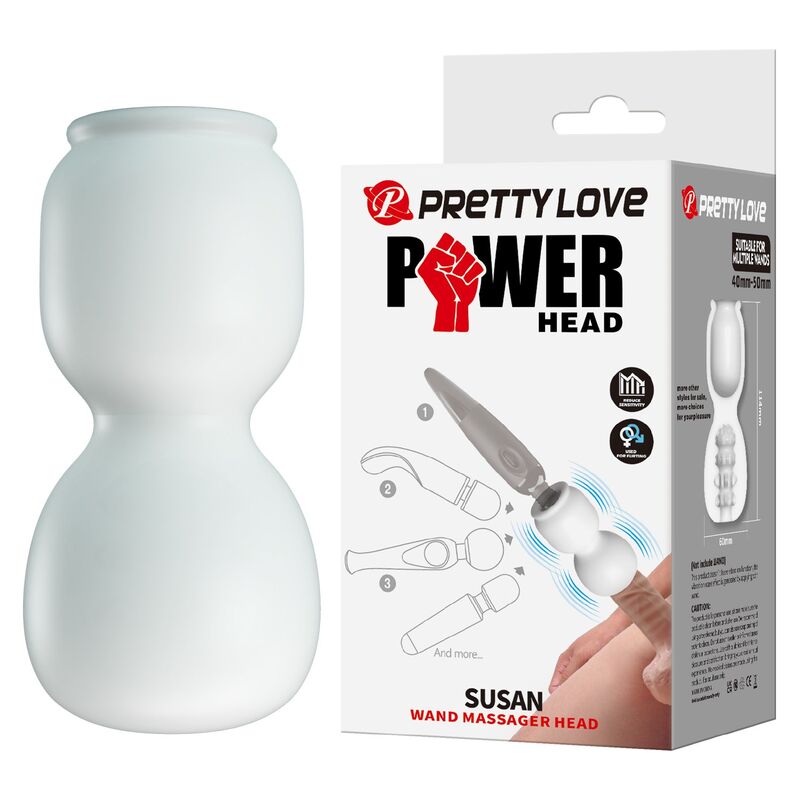 Pretty Love-Susan Aufsatz für Wand-Massagegerät 6,5 cm