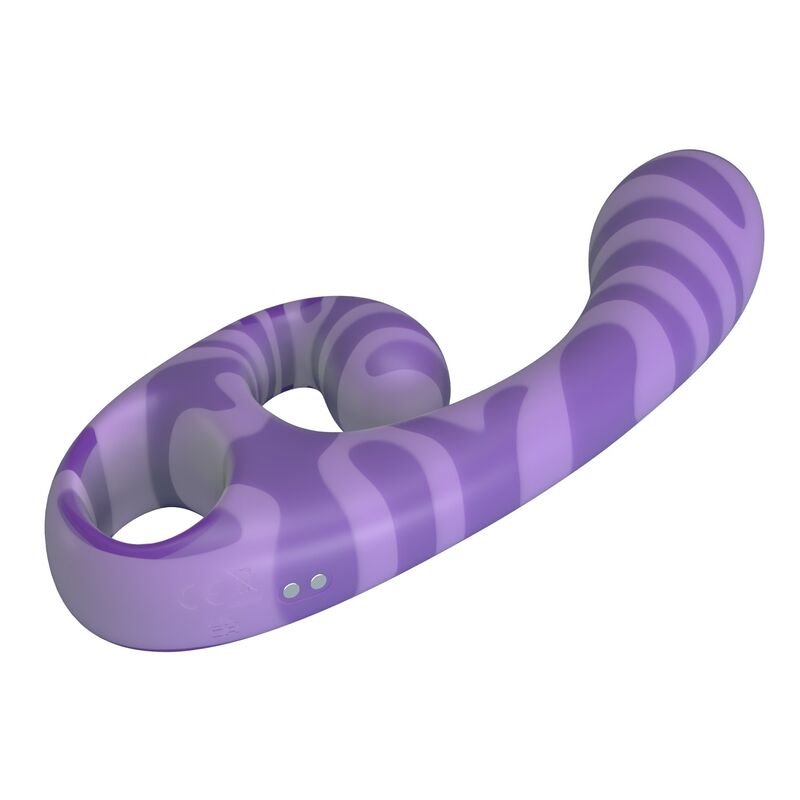 Pretty Love-Summer Vibrator Doppel mit Griff 19 cm Lila · Vibratoren (Bild 4)