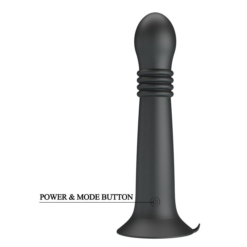 Pretty Love-Stern Massager mit Drehung und Schub Schwarz · Vibratoren (Bild 7)