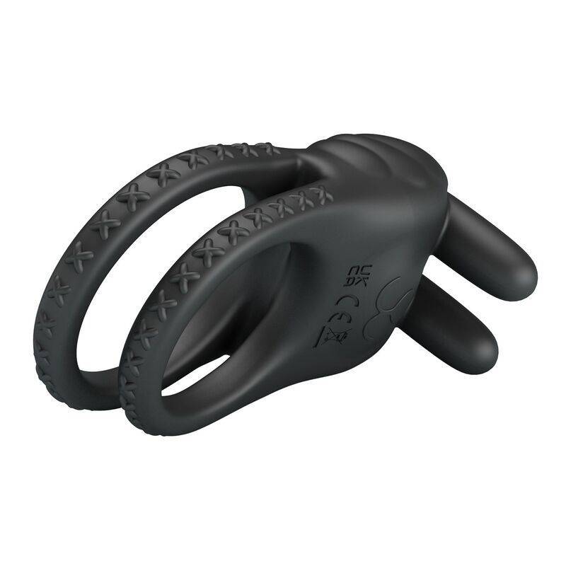 Pretty Love-Sini Ring Vibrator für Penis 10 Funktionen Schwarz · Sextoys (Bild 4)