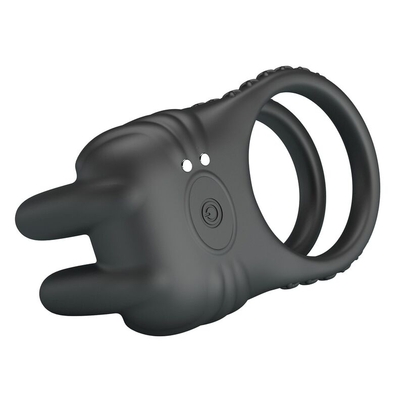 Pretty Love-Sini Ring Vibrator für Penis 10 Funktionen Schwarz · Sextoys (Bild 6)