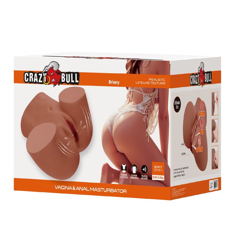 Crazy Bull-Realistische weibliche Torso Masturbation mit Vibrationen · Sextoys (Bild 7)