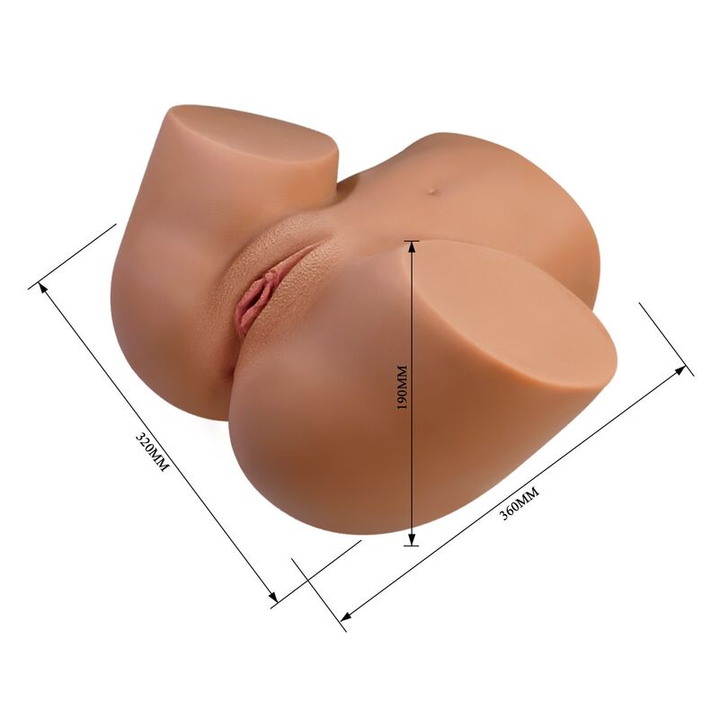 Crazy Bull-Realistische weibliche Torso Masturbation mit Vibrationen · Sextoys (Bild 8)