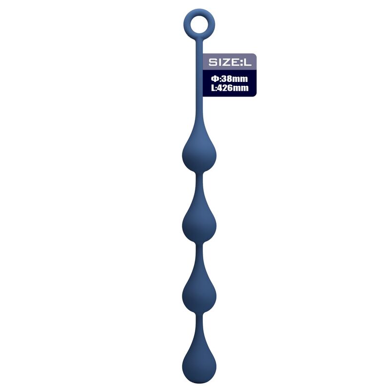 Mr Play-Analkugeln Silikon Blau Größe L 42,6 cm · Sextoys (Bild 7)