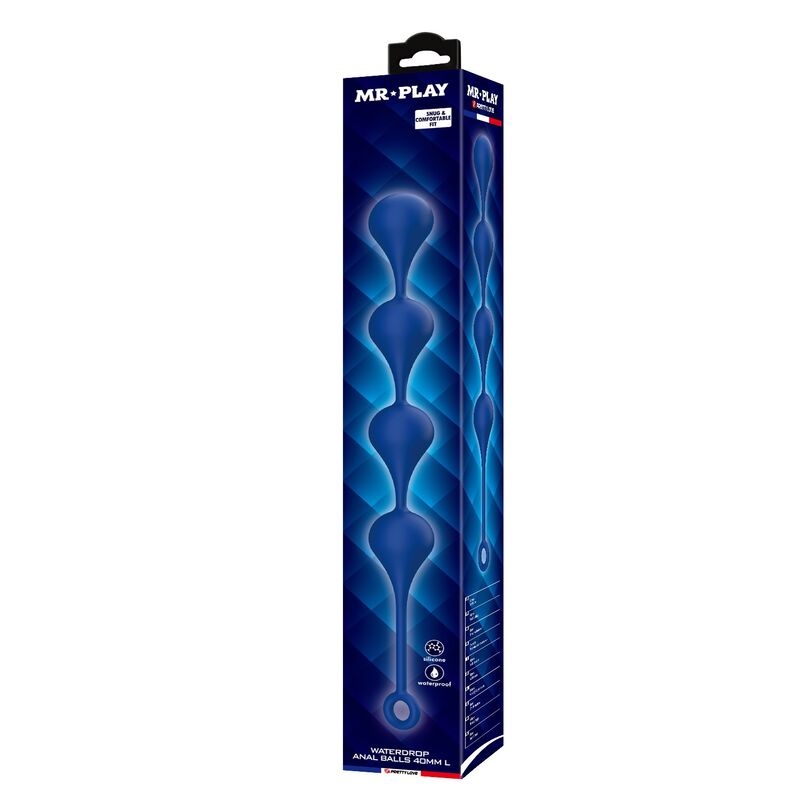 Mr Play-Analkugeln Silikon Blau Größe L 42,6 cm · Sextoys (Bild 6)