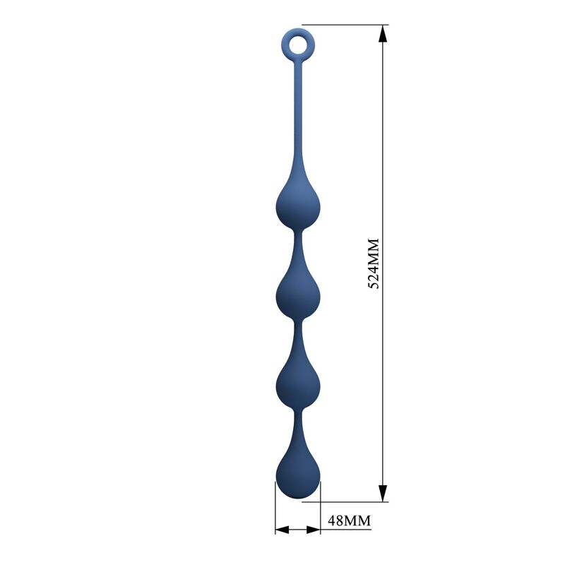 Mr Play-Analkugeln Silikon Blau Größe XL 52,5 cm · Sextoys (Bild 8)