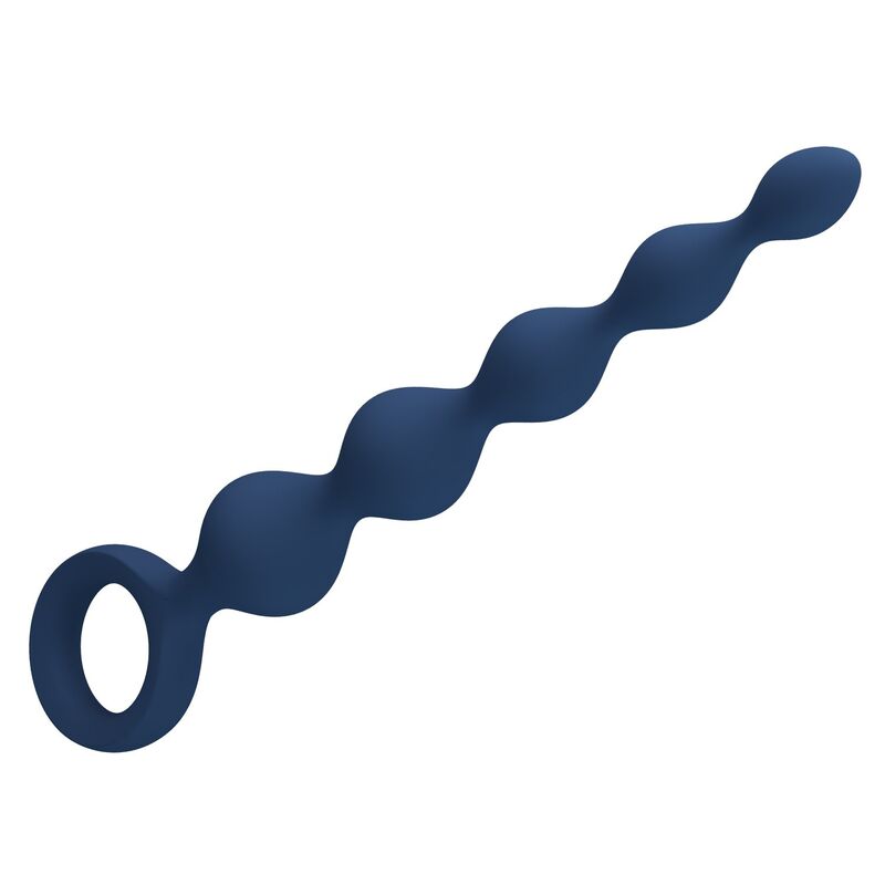 Mr Play-Analkugeln mit Analplug Silikon Blau 20,4 cm · Sextoys (Bild 2)