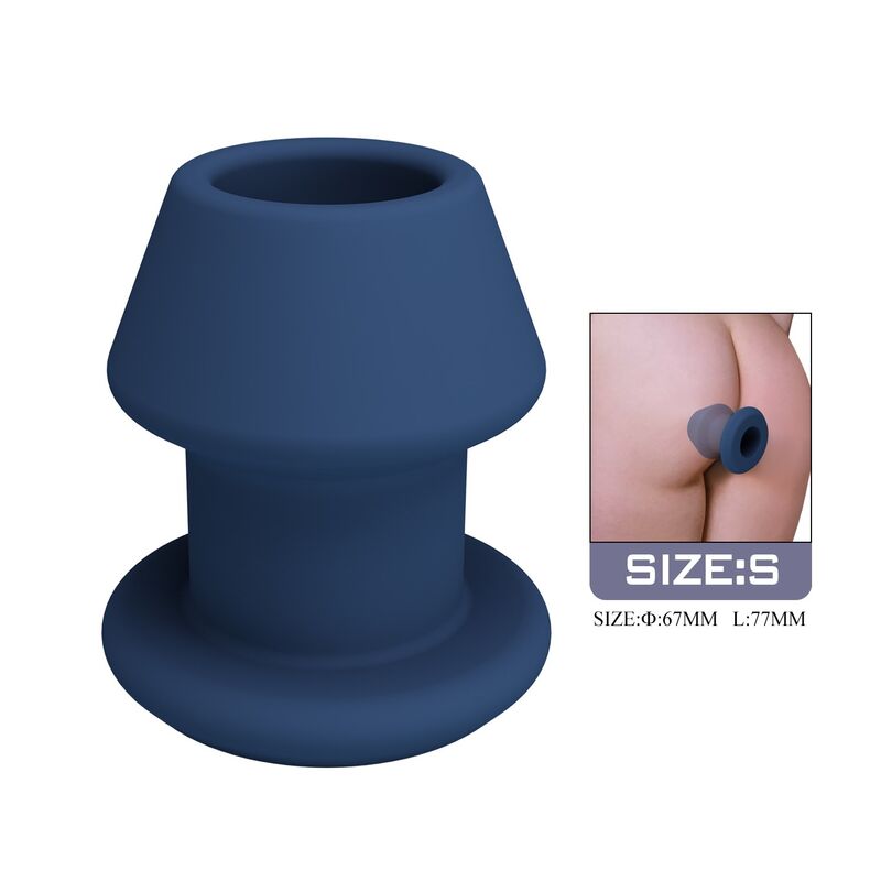 Mr Play-Jack Analplug Leere Silikon Blau Größe S · Sextoys (Bild 6)