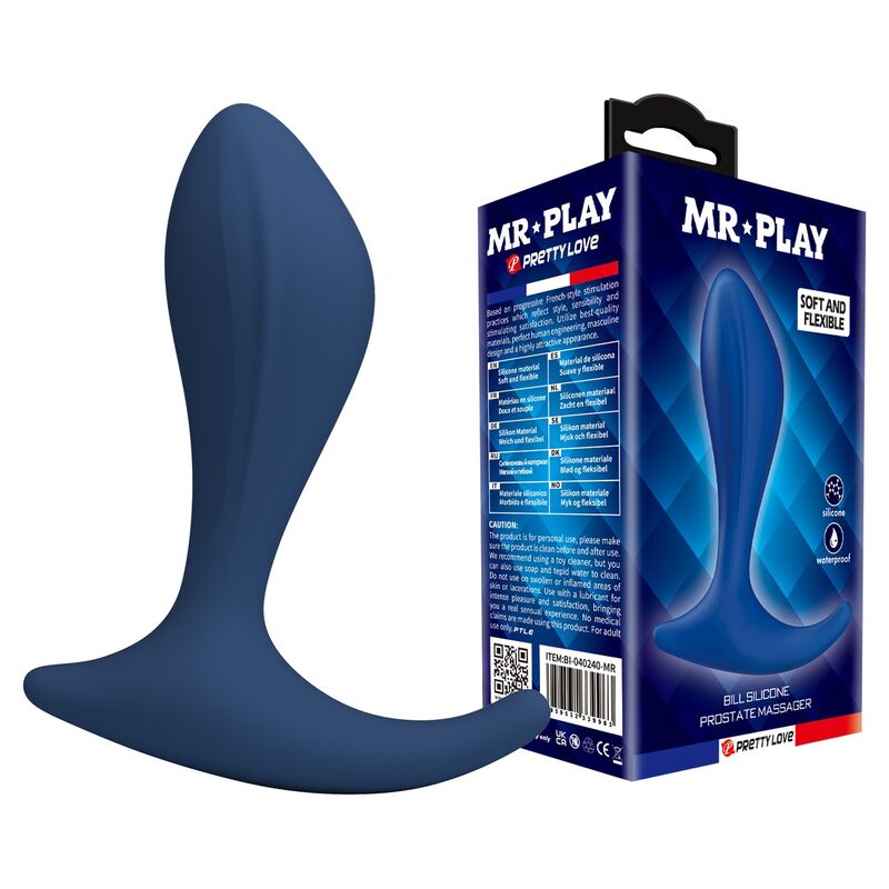 Mr Play-Blau Silikon Prostata-Massager · Sextoys (Bild 8)