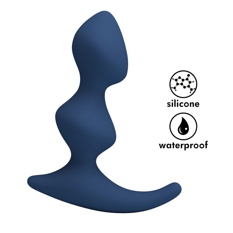 Mr Play-Analplug Ergonomisches Silikon Blau · Sextoys