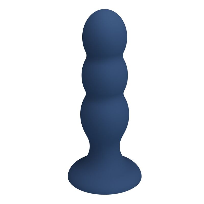Mr Play-Analplug mit Metallkugeln und Saugnapf Blau · Sextoys (Bild 2)