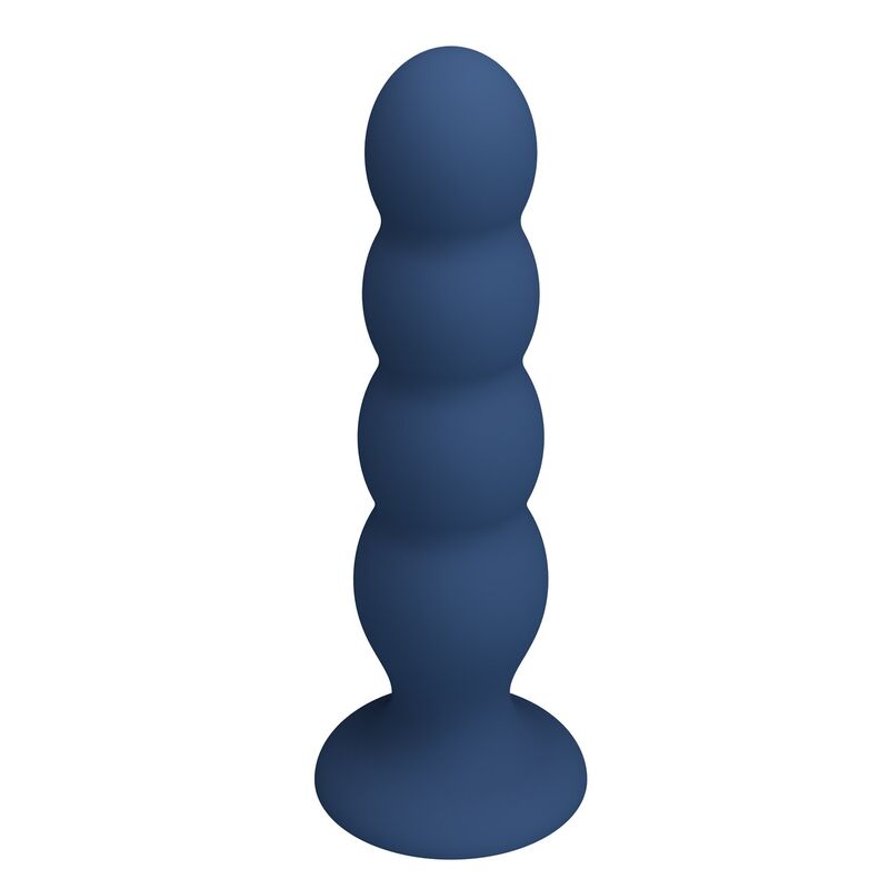 Mr Play-Analplug mit 4 Metallkugeln und Saugnapf Blau · Sextoys (Bild 4)