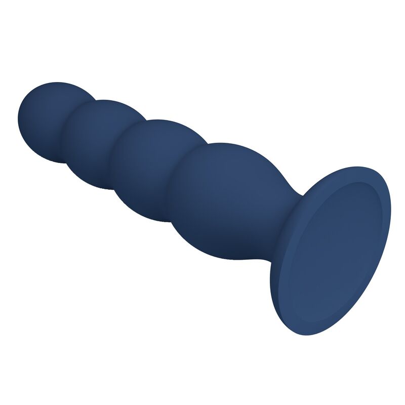 Mr Play-Analplug mit 4 Metallkugeln und Saugnapf Blau · Sextoys (Bild 5)
